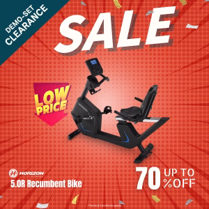 Demo Set - Horizon 5.0R Recumbent Bike
