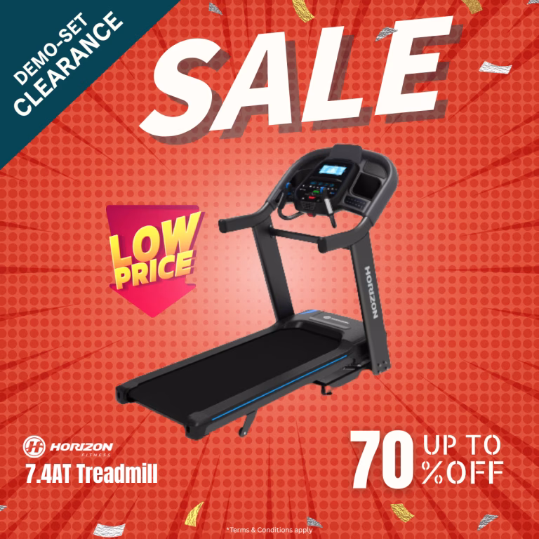 Demo Set – Horizon 7.4AT-24 Treadmill