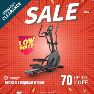Demo Set - Horizon Andes 5.1 Elliptical Trainer