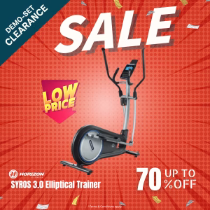 Demo Set - Horizon Syros 3.0 Elliptical Trainer